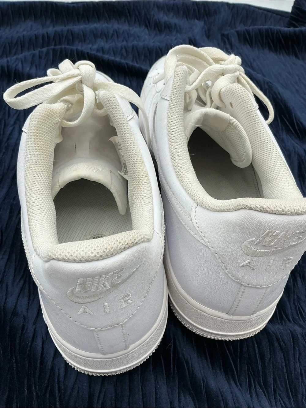 Nike AF1 Men’s White Low-Top Leather Sneakers